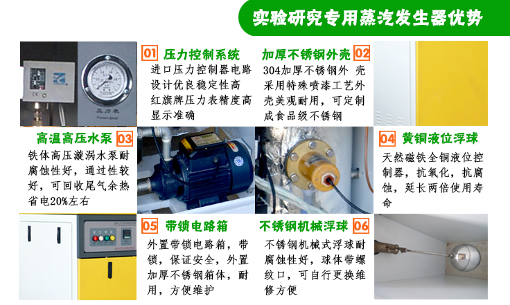 50-75kg/h实验研究小型蒸汽发生器细节