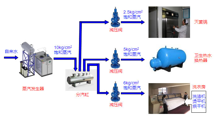 纯蒸汽发生器工艺流程